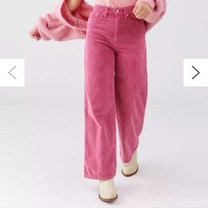 NWT BDG Wide Leg Corduroy Pants - Rose